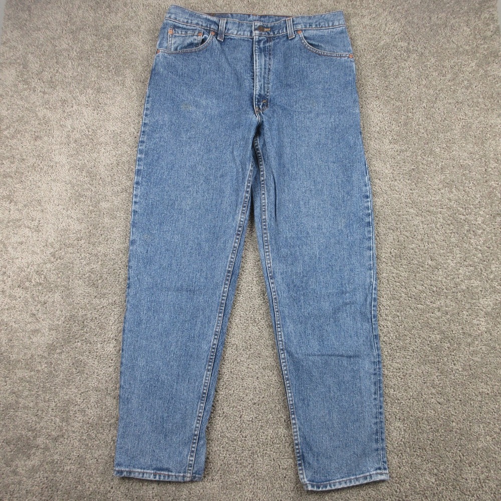 Vintage Levis Jeans Mens 36x32 Blue 550 Relaxed Tapered Made In USA Denim Pants